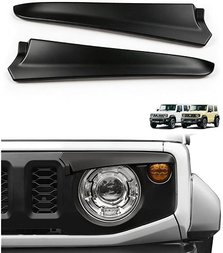 Amazon | JB23 ジムニー用 ヘッドライトガーニッシュ アイライン ツリ
