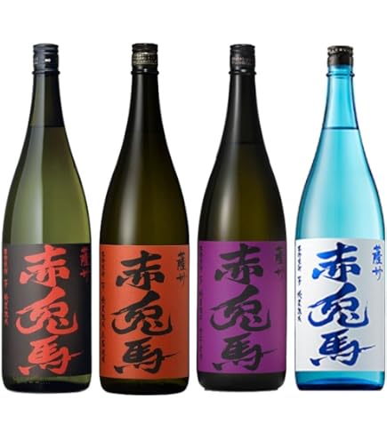 Amazon.co.jp: 赤兎馬 せきとば 6種セット 720ml 6本 濱田酒造 芋焼酎