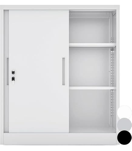 Amazon.co.jp: KASABULAC キャビネット オフィスキャビネット 組立て