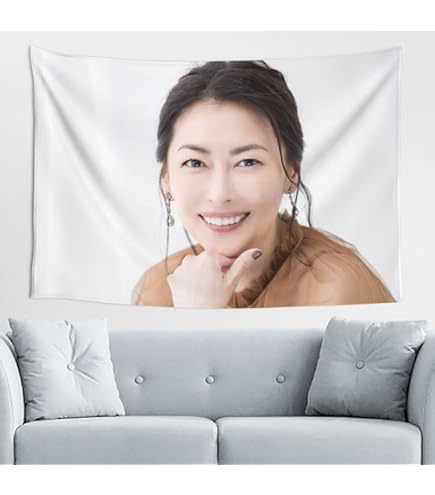 Amazon.co.jp: 中山美穂 タペストリー 個性壁飾り 背景布 家飾り