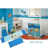 Disney Baby – Finding Nemo 5ピースベビーベッド寝具セットWバンパー