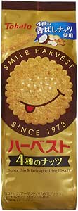 Amazon | 東ハト ハーベスト4種のナッツ 8包×12袋 | 東ハト | ビスケット・クッキー 通販