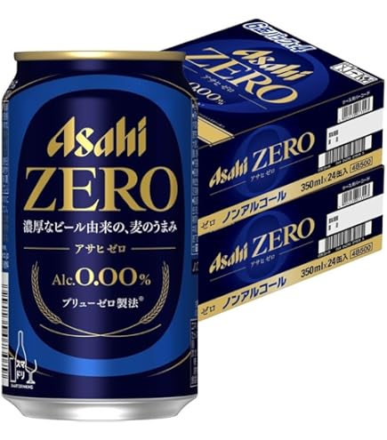 Amazon.co.jp: Asahi Non-Alcohol Beer, Zero 11.8 fl oz (350 ml) x 1 Amazon.co.jp: Asahi Non-Alcohol Beer, Zero 11.8 fl oz (350 ml) x 1