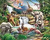 Walltastic Jungle Adventure Wallpaper Mural 8ft x 10ft