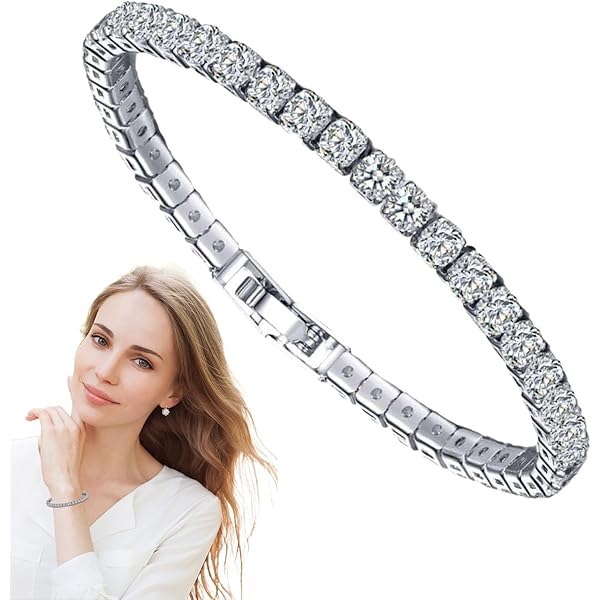 Amazon.co.jp: [Hozilen] モアッサナイト テニス チェーン