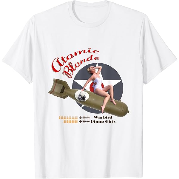 Amazon | ミリタリーピンナップガール。 Tシャツ | Tシャツ
