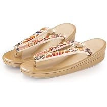 Amazon.co.jp: [京のみやび] 草履単品 エナメル 振袖用 袴用 礼装用 草履単品 銀/薄紫 佐賀錦 厚底