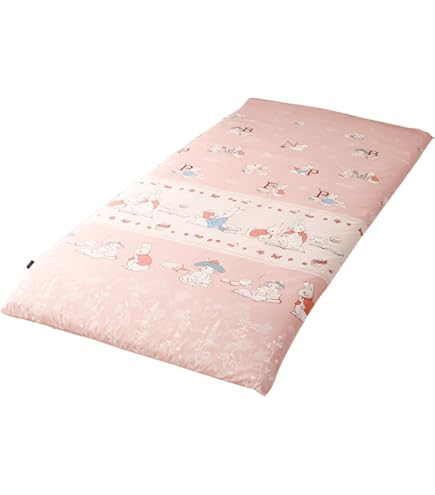 値下げ【未開封】Ralph Lauren 敷き布団用カバー ピンク（シングル） Amazon｜メリーナイト 着脱簡単 L字ファスナー 綿100% 敷布団