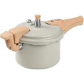 【オンライン限定】 パール金属 圧力鍋 3.0L 4合炊 内面セラミックコーティング 軽量 軽い アルミ製 IH対応 ガス火対応 スプル AZ-5649