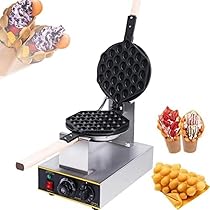 サンテック　バブルワッフル型 2枚1セット　テフロン加工済 Amazon｜業務用バブルワッフルメーカー、1400ワットエッグバブル