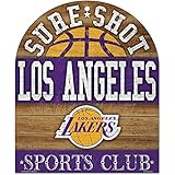 NBA ロサンゼルス レイカーズ ウッドサイン（30.7×25.6cm）