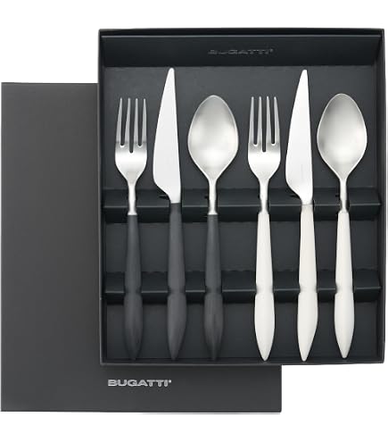 Amazon.co.jp: BUGATTI (ブガッティ) カトラリーセット ペア 6本セット