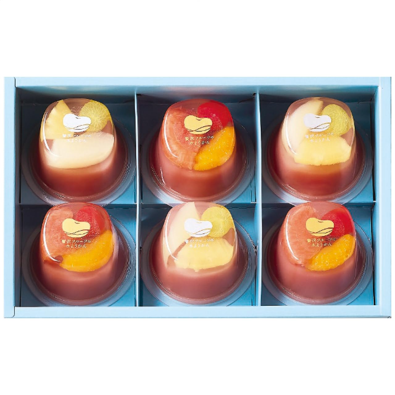 【53%OFF】【1,025円】 中島大祥堂 贅沢フルーツの水ようかん 6個入