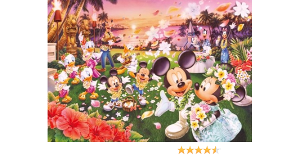 Amazon 1000ピース ディズニー ハワイアンウエディングドリーム 51x73 5cm ジグソーパズル おもちゃ