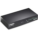 エレコム スイッチングハブ ギガビット 8ポート 金属筐体 マグネット付 電源内蔵 ブラック 簡易パッケージ EHC-G08MN2A-HJB