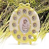 AUCH 1Pcs Cute&Lovely&New Resin Baby's First Year 12 Month Collage Picture Rack 13 Opening Desktop P