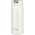 タイガー魔法瓶(TIGER) タイガー 水筒 350ml サハラ マグ ステンレスボトル ワンタッチ 軽量 シェルホワイト MCX-A352WR