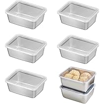 蓋付調味料入バット 深型　3連1個・4連2個　まとめ売り　飲食店　アウトドア Amazon｜YUKIWA UK ステンレス調味料入バット PC蓋付 (中子