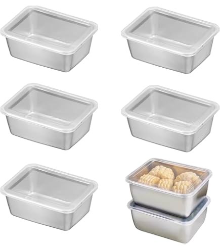Amazon | Kingrol 2パック 1/3サイズ ホテルパン 蓋付き 深さ3-5/8