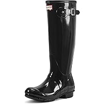 HUNTER ブラック 長靴 23cm UK 4 / EU 37 美品】HUNTER ハンター レインブーツ 長靴 UK4 ブラック 23cm