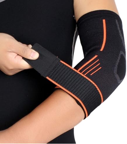 Amazon | e-smile 肘サポーター ひじ用 サポーター テニス肘 ゴルフ 筋