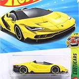 HW 2026 ＃002 2016 ランボルギーニ チェンテナリオ ロードスター イエロー [並行輸入品]