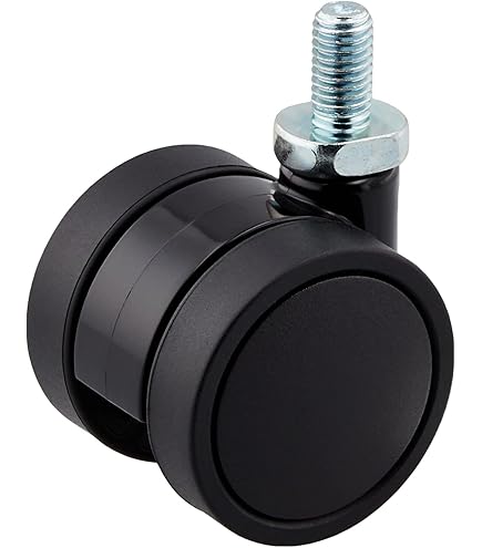 Amazon.co.jp: トーシン ねじ込み双輪キャスター 60径 自在ボルト M8x1