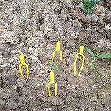 TOPmountain サポートを修正 植物ワイン クリップ 庭園 野菜フルーツ メロンつる ガーデニングのお手入れ