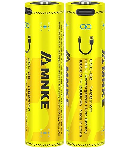 Amazon | 7.4V 5200mAh 4 セル リチウム イオン 18650 38.48Wh