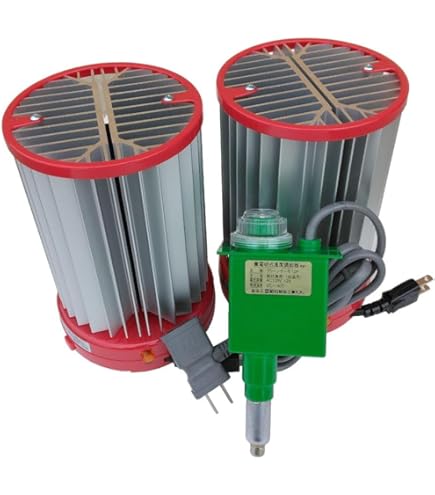 昭和精機工業　園芸用パネルヒーター　グリーンサーモ　パネルヒーター　中古セット Amazon.co.jp: (パネルヒーター500Wセット) 昭和精機工業 250W