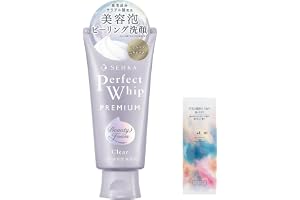 【Amazon.co.jp限定】専科 SENKA プレミアムパーフェクトホイップ クリア 120g+おまけ 美容泡 ピーリング 透明感 毛穴 角質オフ くすみケア 薬用 洗顔 フォーム レディース メンズ