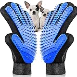 ペットブラシ グルーミングブラシ 3倍マッサージ機能 抜け毛取りブラシ 犬/猫用 お手入れ 左右2点セット