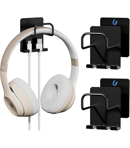 Amazon.co.jp: PCゲーム用ヘッドセット ヘッドフォンフックホルダー