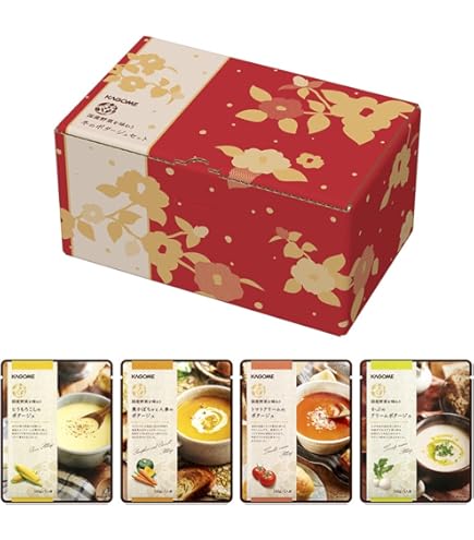 Amazon | カゴメ 健康直送便 国産野菜を味わう夏の冷製ポタージュ