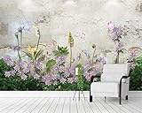 bzdhwwh 3d壁紙手描きHDフローラルPlant絵画リビングルーム背景壁ペーパーホームDecor Tapeten 6949265103269
