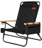 Amazon.co.jp: DesertFox キャンプチェア リクライニングローチェア