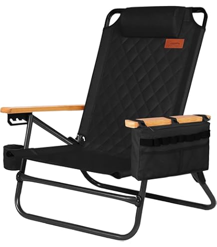 Amazon.co.jp: DesertFox キャンプチェア リクライニングローチェア