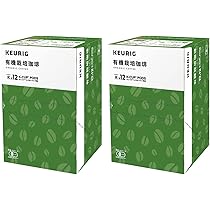 Amazon | KEURIG キューリグ K-CUP 有機栽培珈琲 24杯（8g×12個