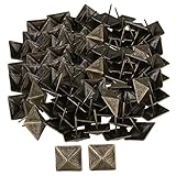 RdExP 30 x 30 mmブロンズUpholsteryタック装飾ネイル家具正方形リベットブロンズ 100Pcs N29842
