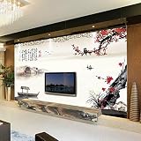 Sproud 3D 立体視中国壁紙リビングルームの Tv の背景の壁の大きな壁画 430 Cmx 300 Cm の壁紙の壁画のシームレスな大壁画
