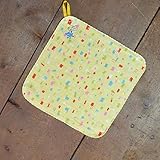 ループ付ハングチーフ (モンスター)手書き風プリント刺繍