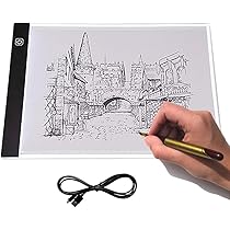 Amazon.co.jp: ESJNNK トレース台 A4 3段階調光 USB給電 ledトレース台