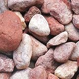 天然石 玉石砂利 ボルドーレッド 3-4cm 30kg