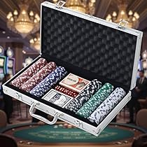 Amazon | iimono117 ポーカーセット チップ300枚 アルミケース入り
