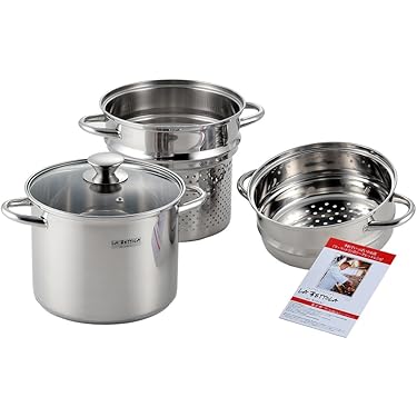 MEYER ステンレス鍋 麺'S ポット 20CM ガス IH対応 パスタセット Amazon | [ MEYER ] 鍋 ステンレス 麺'S ポット 20CM 深型 ガス