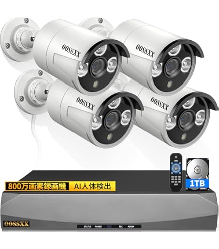 Amazon.co.jp: 【増設用有線カメラ+500万画素】 ANRAN 防犯カメラ