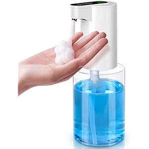 ソープディスペンサー 泡 自動 ハンドソープディスペンサー 高感度センサー 泡吐出量 細菌抑制 オート センサー 350…