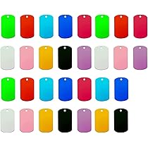 Amazon.co.jp: BENECREAT 20枚10色 アルミコネクター アルミ札 楕円形