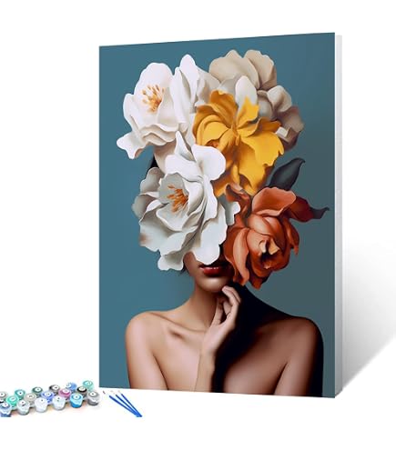 GATYZTORY Frame DIY Girl Painting By Numbers Figure Picture Paint By Numbers Mod