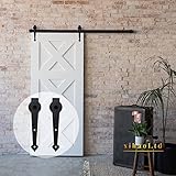 CCJH社製　トラックレール吊り引戸金物　ハート形 (1.83メートル片引戸用６FT)